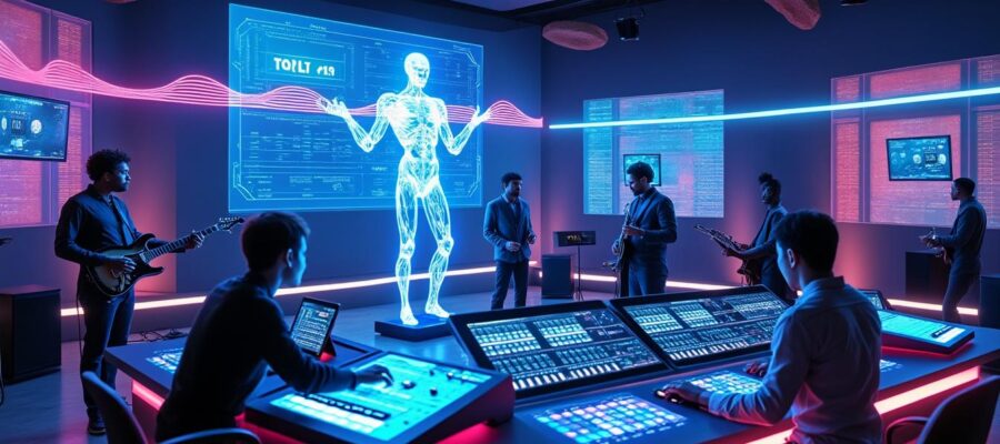 découvrez comment l'intelligence artificielle transforme la création musicale en 2026, en offrant de nouvelles possibilités innovantes aux artistes et producteurs.